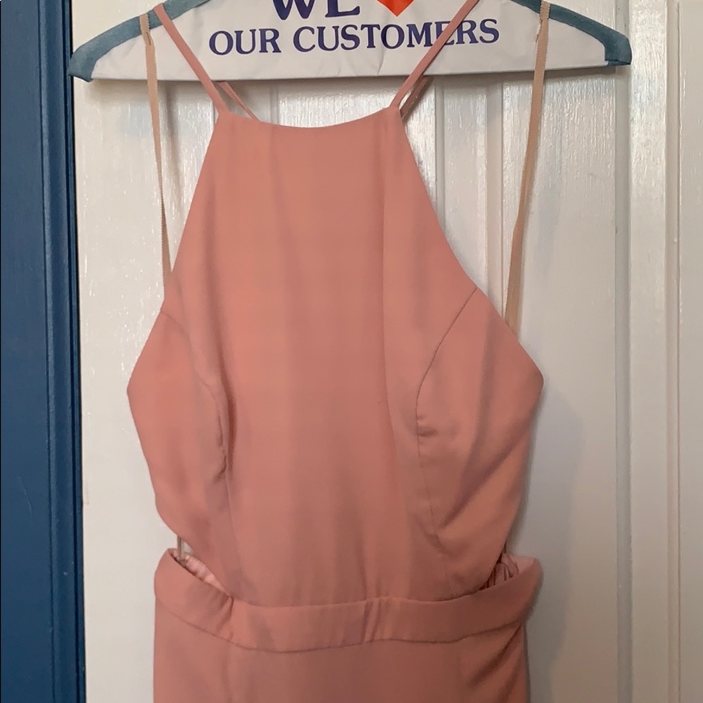 Fame & Partners Backless Maxi Dress